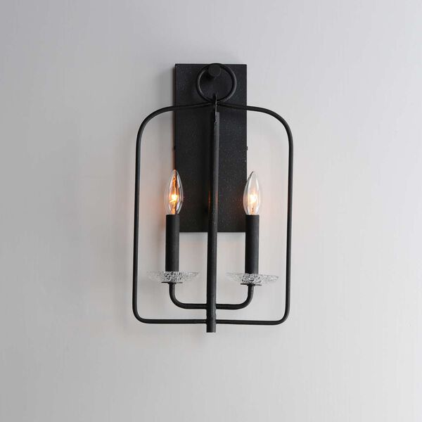 Madeira Anthracite Two-Light Wall Sconce, image 3