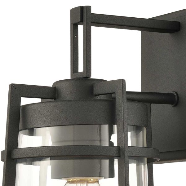 Crofton Charcoal Seven-Inch One-Light Outdoor Wall Sconce, image 3