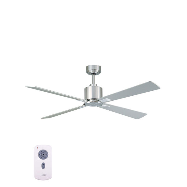Lucci Air Airfusion Climate Brushed Chrome 52-Inch DC Ceiling Fan, image 1