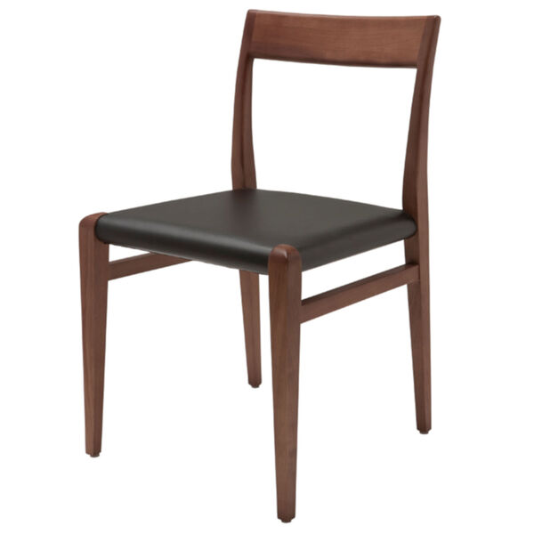 Ameri Walnut and Black Dining Chair, image 1