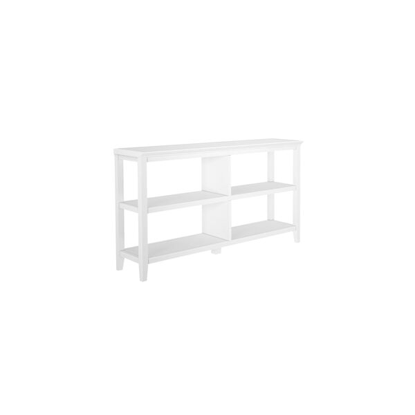 White 2-Tier Bookcase, image 2