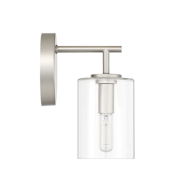 Hailie Satin Nickel One-Light Wall Sconce, image 5