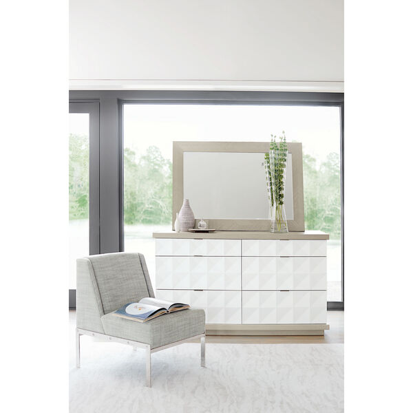 Axiom Linear Gray and Linear White Dresser, image 5