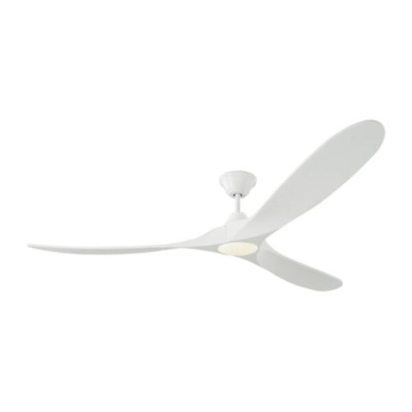 Maverick Matte White 70-Inch LED Ceiling Fan, image 1