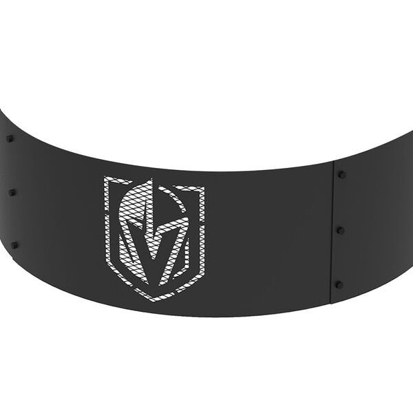 NHL Black 36-Inch Vegas Golden Knights Round Fire Ring, image 1