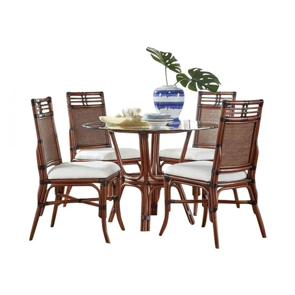 Palm Cove Six-Piece Dining Set with Glass, image 1