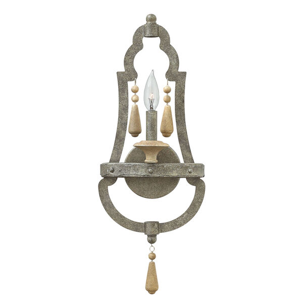 Cordoba Distressed Iron 22.5-Inch One-Light Wall Sconce, image 2