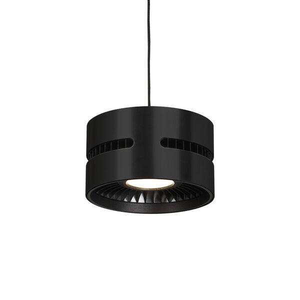 Black Five-Inch One-Light LED Mini-Pendant, image 1