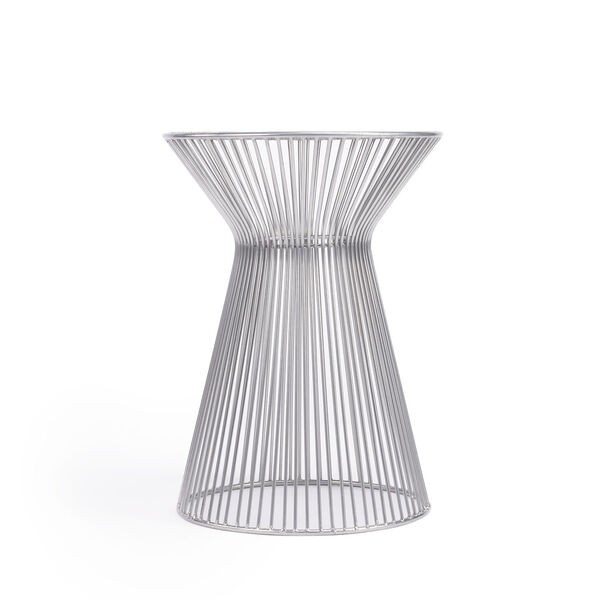Greeley Silver Metal End Table, image 3