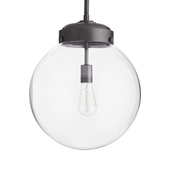 Reeves Gray 15.5-Inch One-Light Outdoor Pendant, image 1