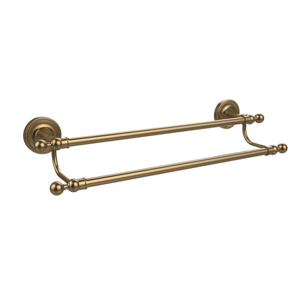 Regal Collection 30 Inch Double Towel Bar, Brushed Bronze, image 1