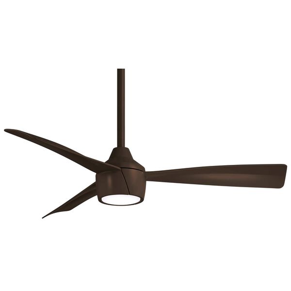 Skinnie Oil Rubbed Bronze 44-Inch LED Outdoor Ceiling Fan, image 1