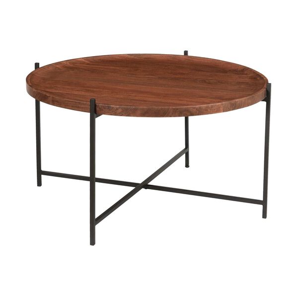 Huntley Brown and Black Cocktail Table, image 1