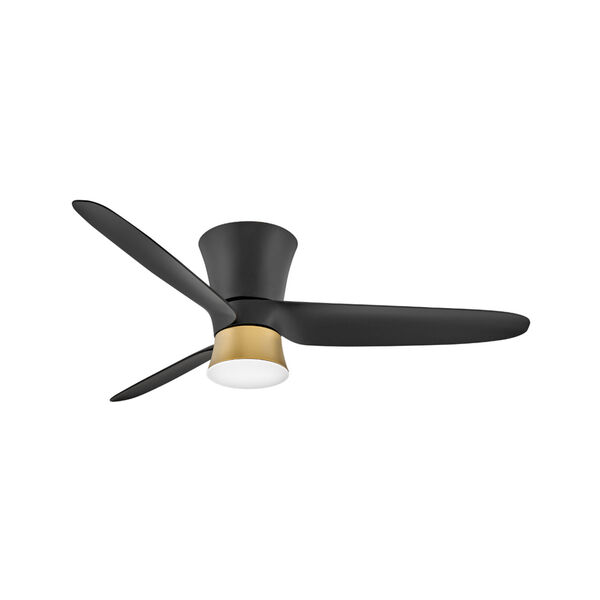 Neo Matte Black 52-Inch LED Ceiling Fan, image 1