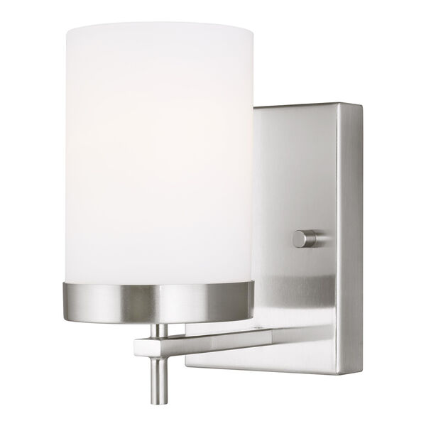 Zire Brushed Nickel One-Light Wall Sconce, image 1