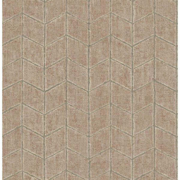 Flatiron Geometric Brick Wallpaper, image 2
