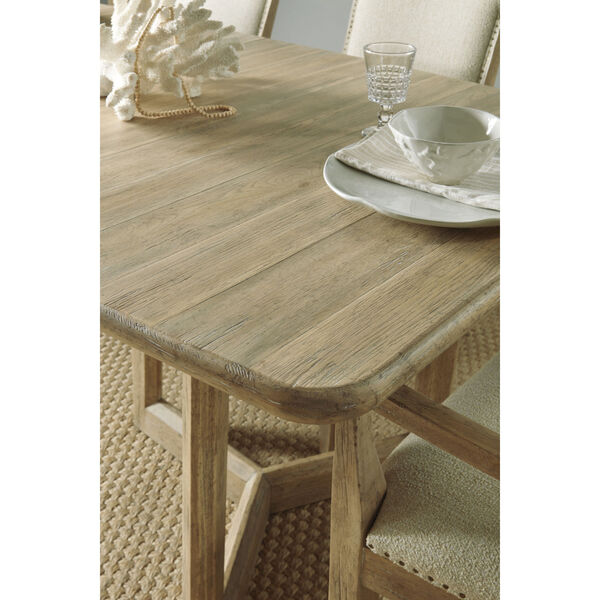 Surfrider Natural Rectangle Dining Table with Two 18-Inch Leaves, image 5