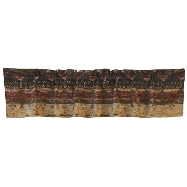 Sierra Brown, Red and Tan 84 x 18- Inch Valance, image 1