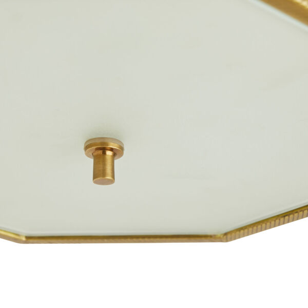 Grespan Antique Brass Two-Light Semi Flush Mount, image 6