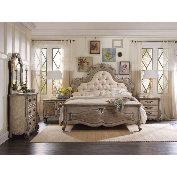 Chatelet Queen Upholstered Panel Bed, image 2