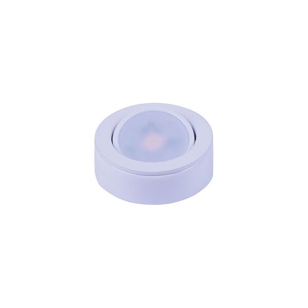 CounterMax MX-LD-AC White Three-Inch LED Under Cabinet Puck Light, image 1