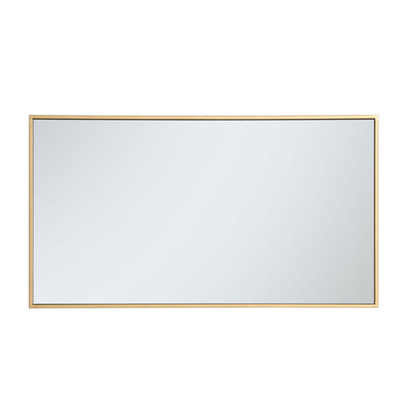 Eternity Brass 20-Inch Rectangular Mirror with Metal Frame, image 5
