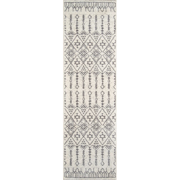 Lima Moroccan Shag Ivory Rectangular: 7 Ft. 10 In. x 9 Ft. 10 In. Rug, image 6