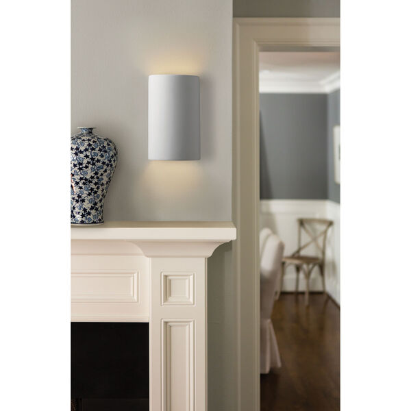 Ambiance Bisque Small Cylinder Bathroom Wall Sconce, image 3