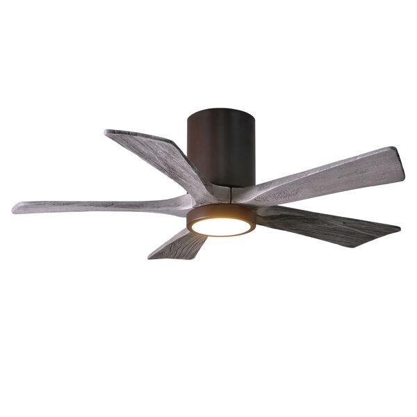 Irene Textured Bronze 42-Inch Ceiling Fan with Five Barnwood Tone Blades, image 3