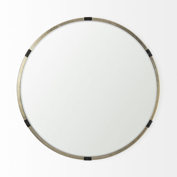 Mellisa Gold 29-Inch x 29-Inch Medium Round Wall Mirror, image 2