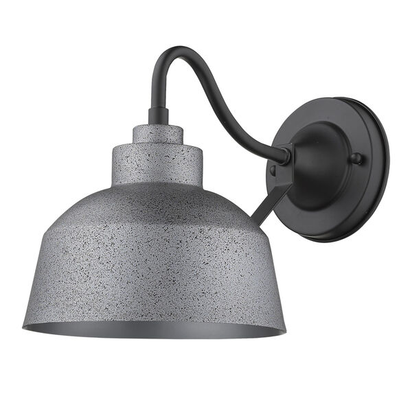 Barnes Gray 12-Inch One-Light Outdoor Wall Mount, image 1
