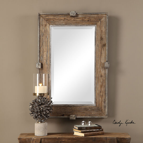 Siringo Weathered Wood Mirror, image 3