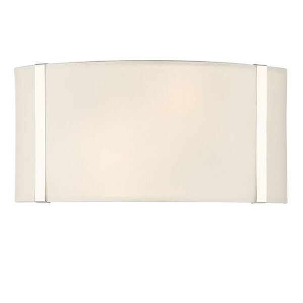 Fulton Polished Nickel Two-Light Wall Sconce, image 1