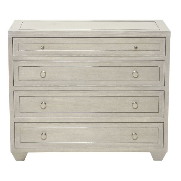 Criteria Heather Gray Ash Solids, Ash Veneers and Stainless Steel Bachelor Chest, image 1