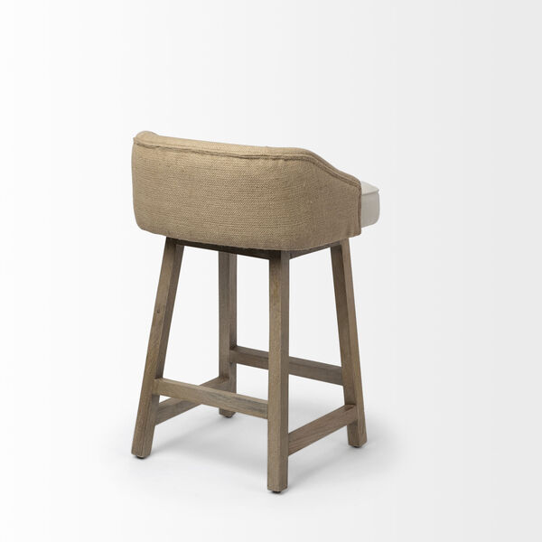 Monmouth Brown and Beige Counter Height Stool, image 5