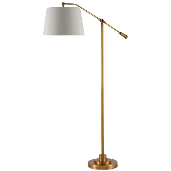 Maxstoke Antique Brass One-Light Floor Lamp, image 3