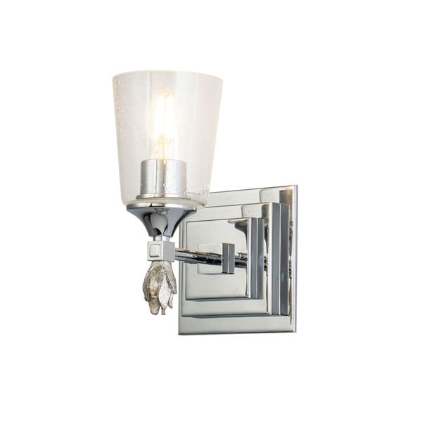 Vetiver Polished Chrome Silver One-Light Wall Sconce, image 3