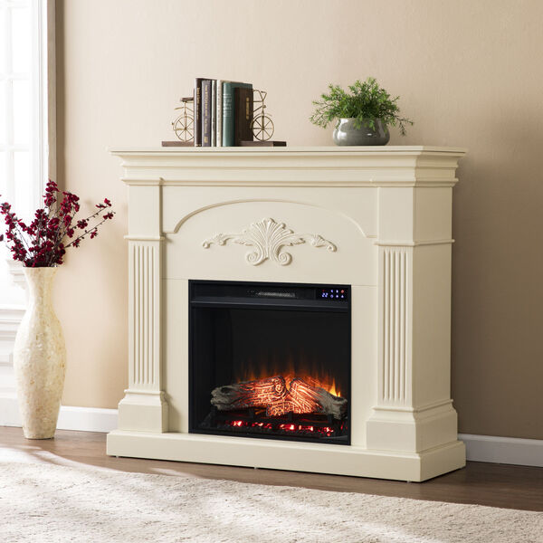 Sicilian Ivory Electric Fireplace, image 4