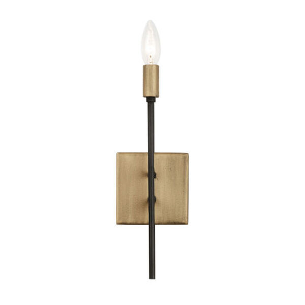 Bodie Havana Gold Carbon One-Light Wall Sconce, image 3
