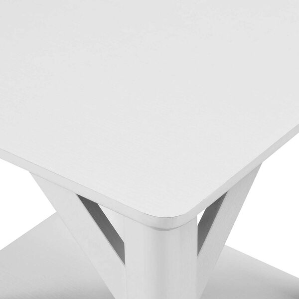 White End Table with Shelf, image 5