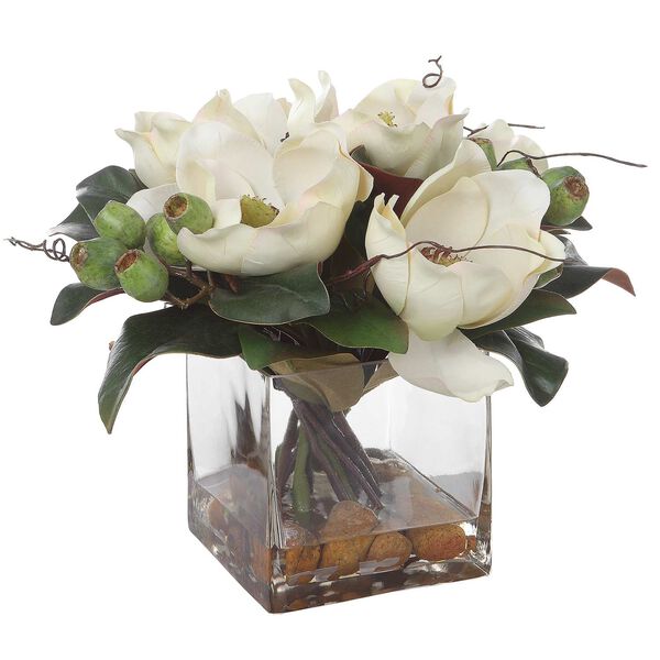 Dobbins Magnolia White and Green Bouquet, image 1