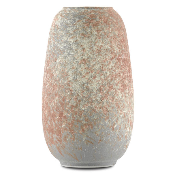 Sunset Gray and Coral Medium Vase, image 2