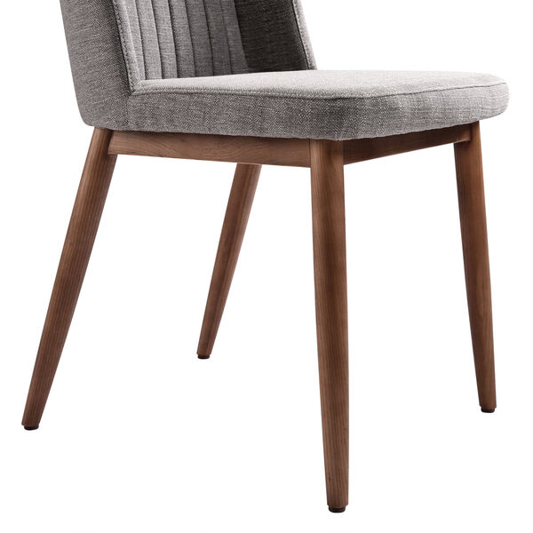 Wade Gray with Walnut Dining Chair, Set of Two, image 6