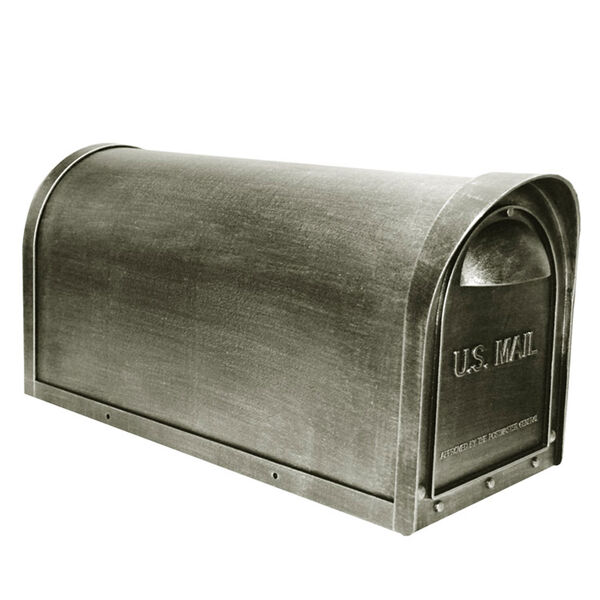 Classic Silver Curbside Mailbox, image 1