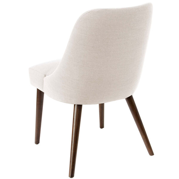 Linen Talc 33-Inch Dining Chair, image 4