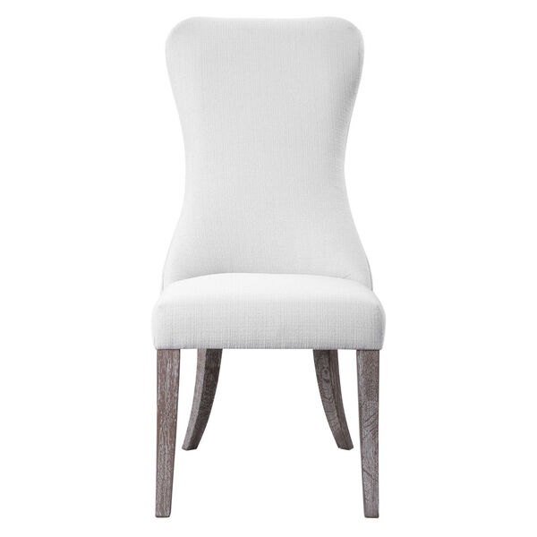 Caledonia White Accent Chair, image 1
