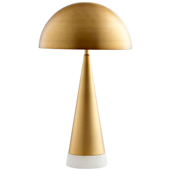 Aged Brass Acropolis Table Lamp, image 1