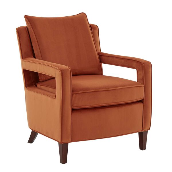 Questa Burnt Orange Accent Chair, image 3