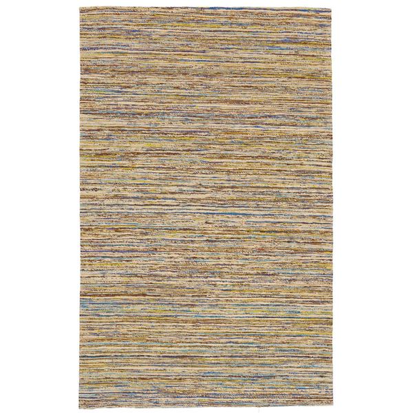 Arushi Tan Yellow Blue Rectangular 3 Ft. 6 In. x 5 Ft. 6 In. Area Rug, image 1