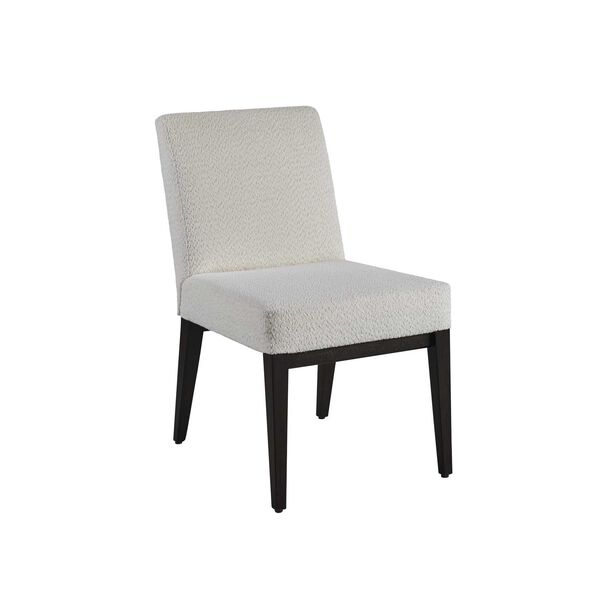 Zanzibar Espresso White Upholstered Side Chair, image 1